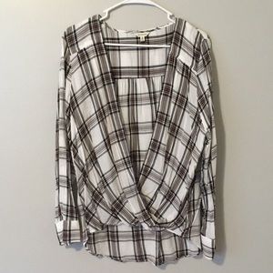 MAX STUDIO plaid top